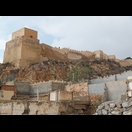 Das östliche Ende der Vorburg der Alcazaba von Almería